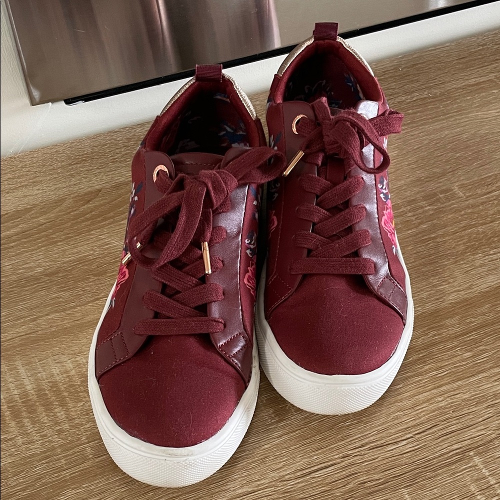 Matilda Jane Women's Burgundy Sneakers